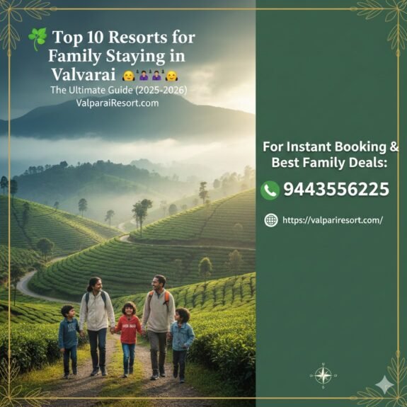Top 10 family Resorts in Valparai
